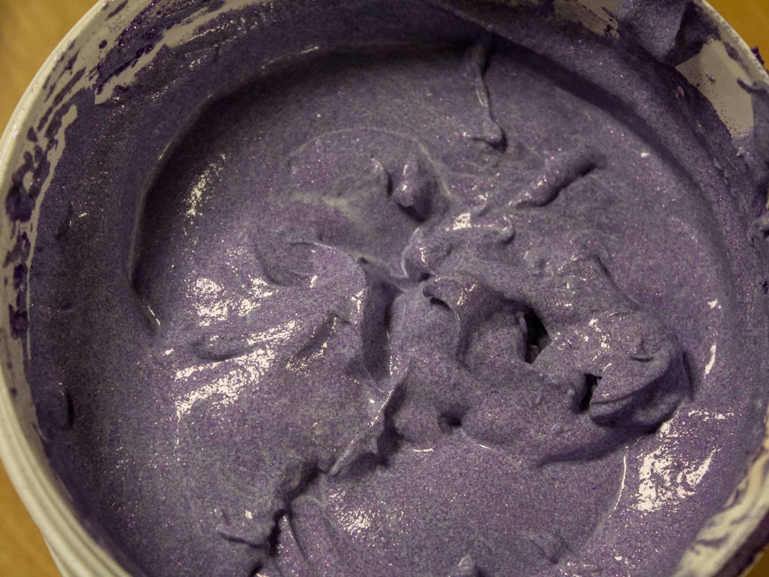 Amex Violet Glitter Plastisol Ink