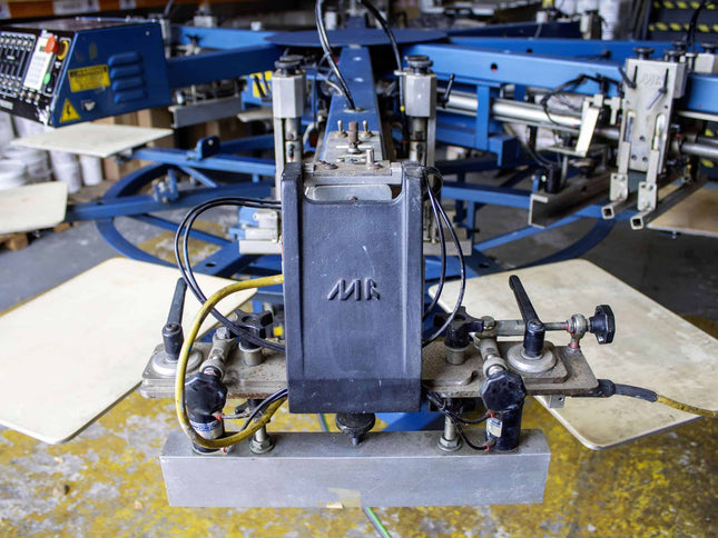 Used M&R Gauntlet 6 Colour 8 Station Automatic Press