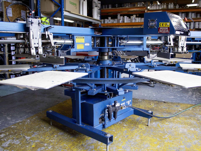 Used M&R Gauntlet 6 Colour 8 Station Automatic Press