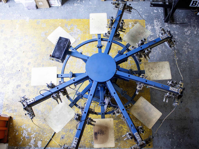 Used M&R Gauntlet 6 Colour 8 Station Automatic Press