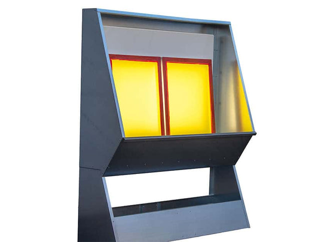 Screen Printing Washout Booth with Back Light - 1.5m