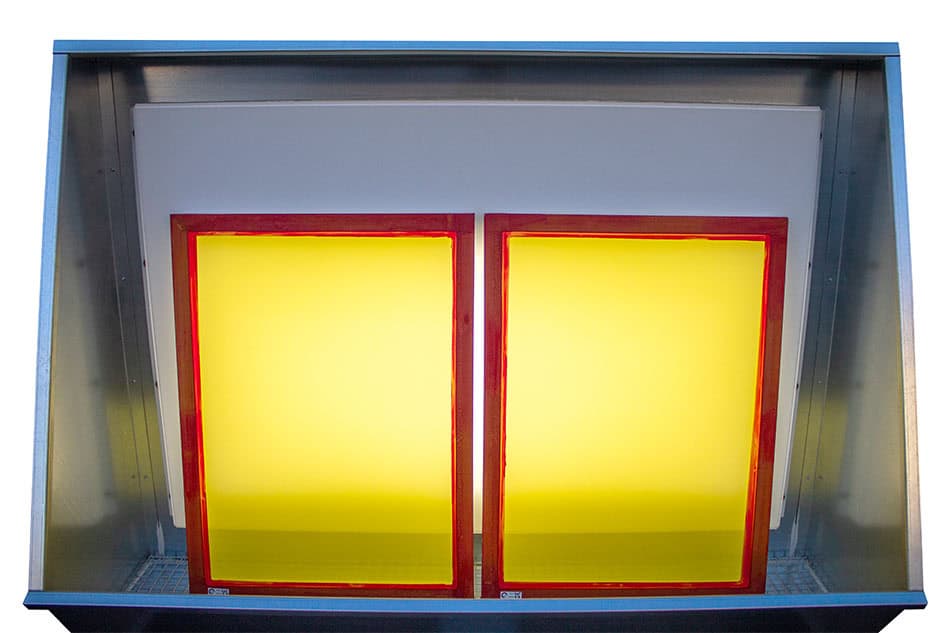 Screen Printing Washout Booth with Back Light - 1.5m
