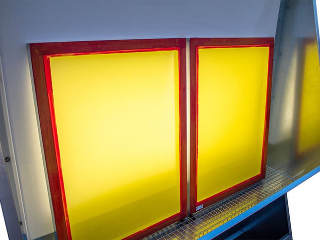 Screen Printing Washout Booth with Back Light - 1.5m