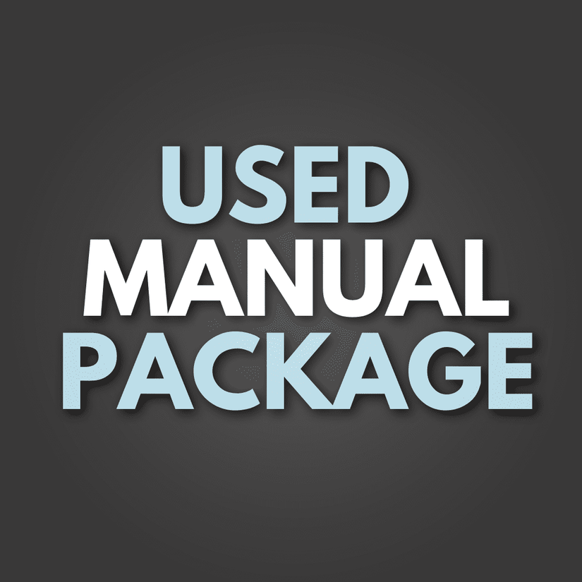 Starter Manual Shop Package