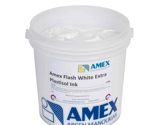 Amex Flash White Extra Plastisol Ink