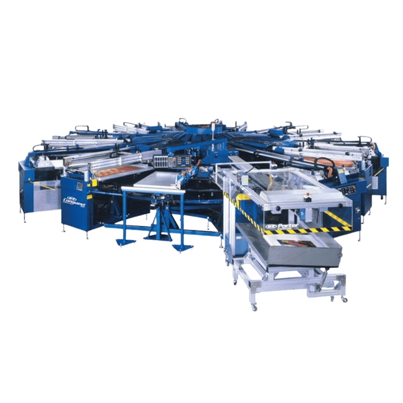 M&R CONQUEST™ Multicolour Graphics Screen Printing Press