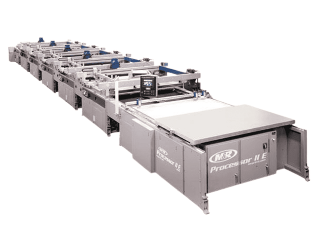 M&R PROCESSOR II E™ In-line Graphics Screen Printing Press