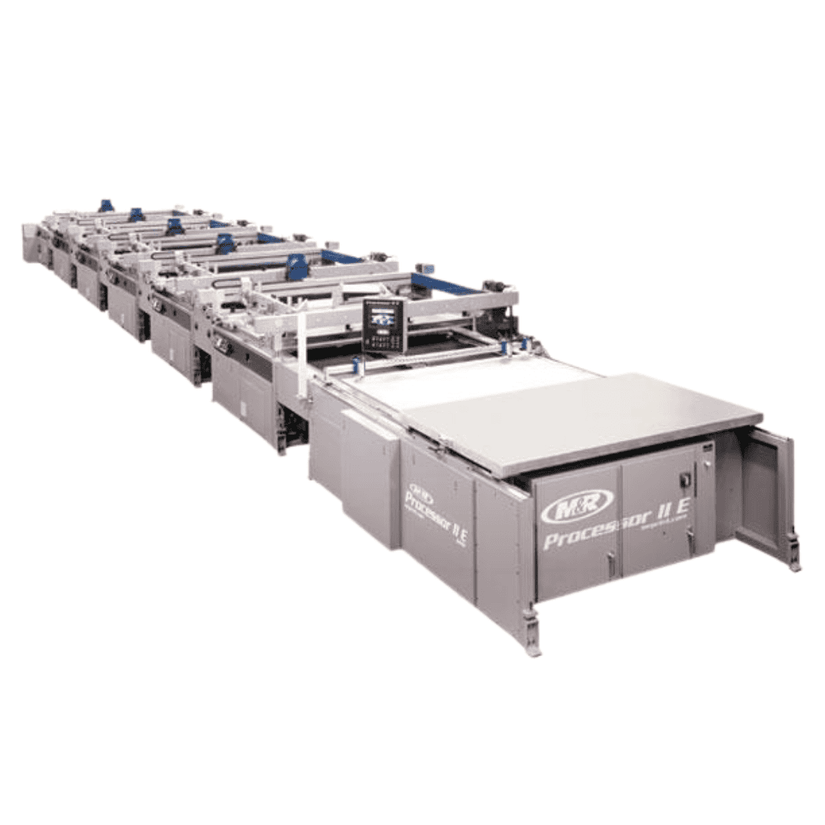 M&R PROCESSOR II E™ In-line Graphics Screen Printing Press