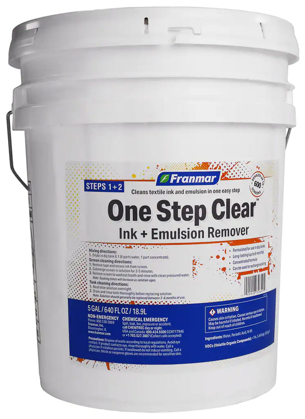 Franmar One Step Clear Ink And Emulsion Remover