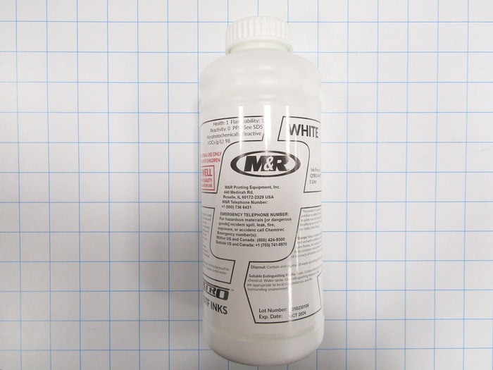 M&R Quatro White DTF Ink - 1 Litre