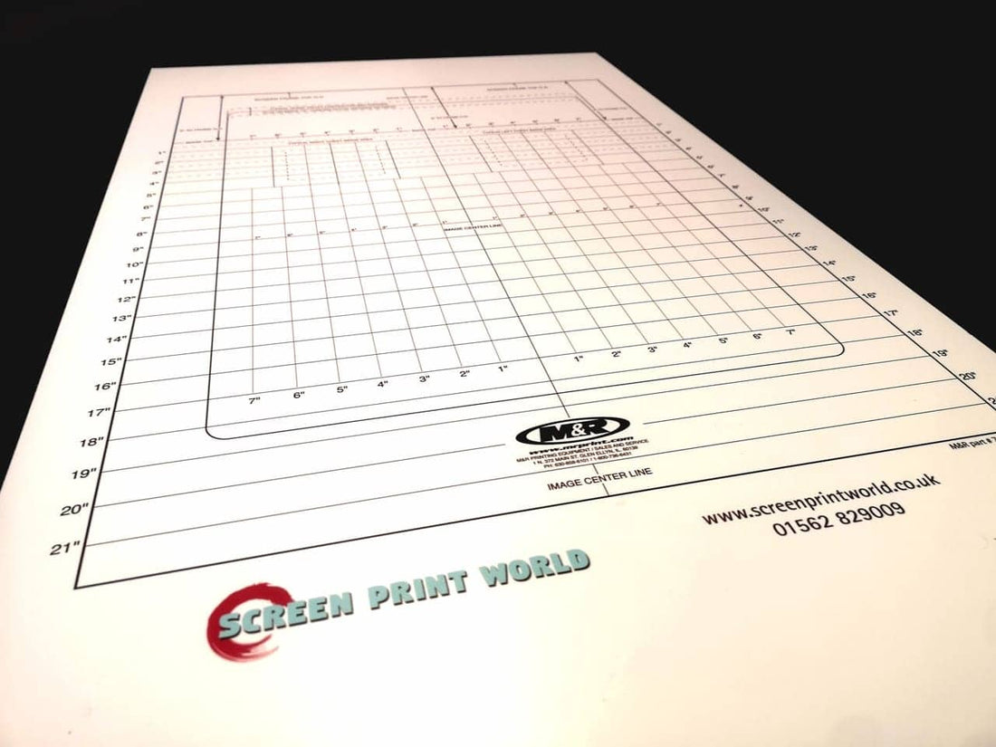 Screen Printing Exposure Registration Board