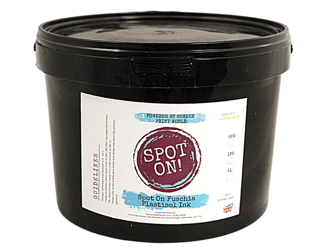 Spot On Fuschia Plastisol Ink -Approx. Pantone - 240c