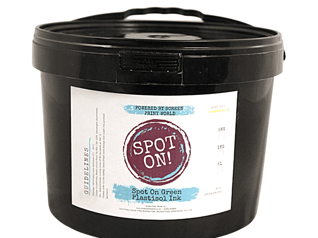 Spot On Green Plastisol Ink - Approx. Pantone colour-342c