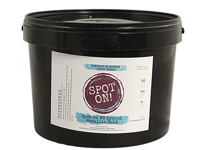Spot On Vintage Gold Plastisol Ink - Approx. Pantone colour-871c