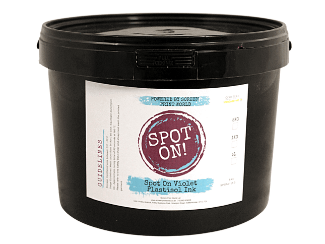 Spot On Violet Plastisol Ink - Approx. Pantone colour-Violet C