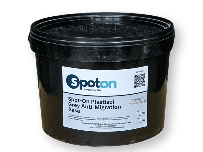 Spot on Grey Anti-migration Base Plastisol Ink
