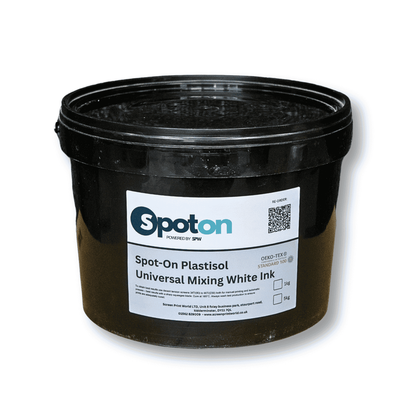 Spot On Universal Mixing White Plastisol Ink
