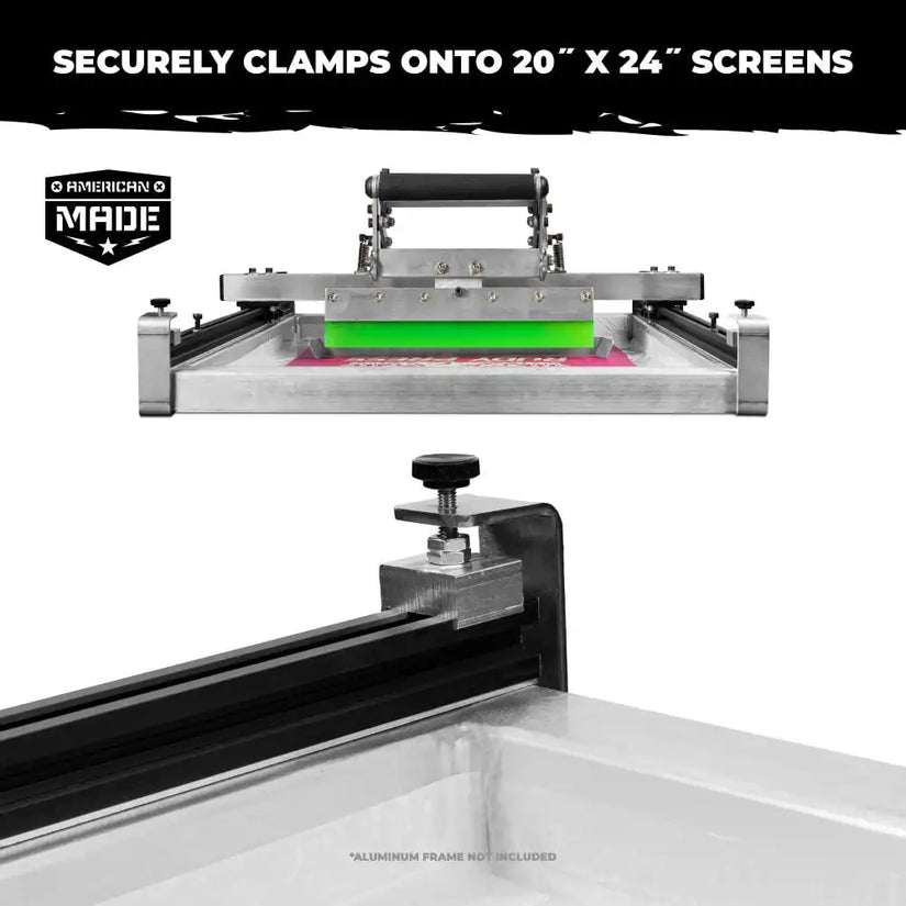 The Rudy Press Squeegee/Flood Bar Attachment - 20x24in