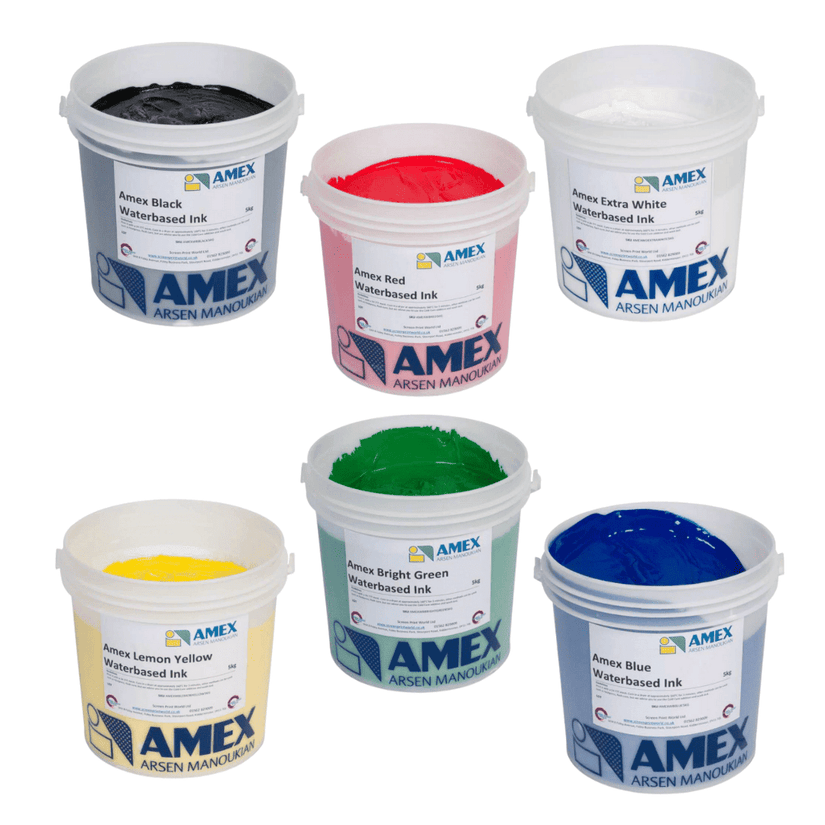 Amex Waterbased ink 6 Pack