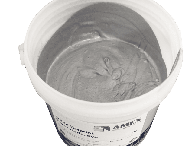 Amex Texprint Reflective Silver Waterbased Ink