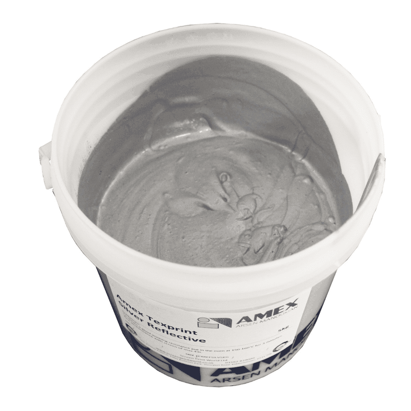 Amex Texprint Reflective Silver Waterbased Ink