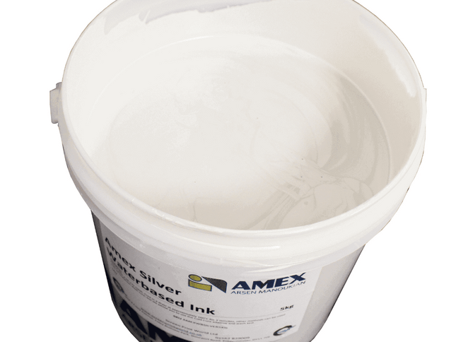 Amex Silver Waterbased Ink 91