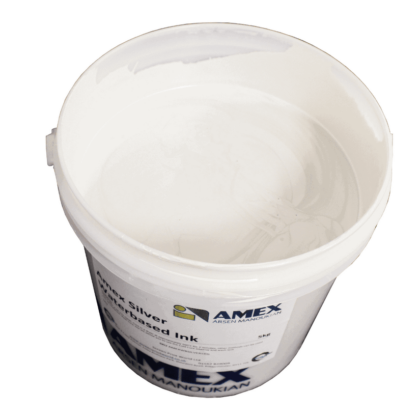 Amex Silver Waterbased Ink 91