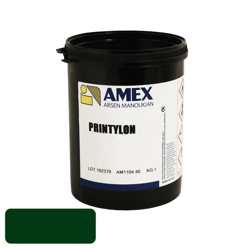 Amex Intense Green Printylon Ink 1kg