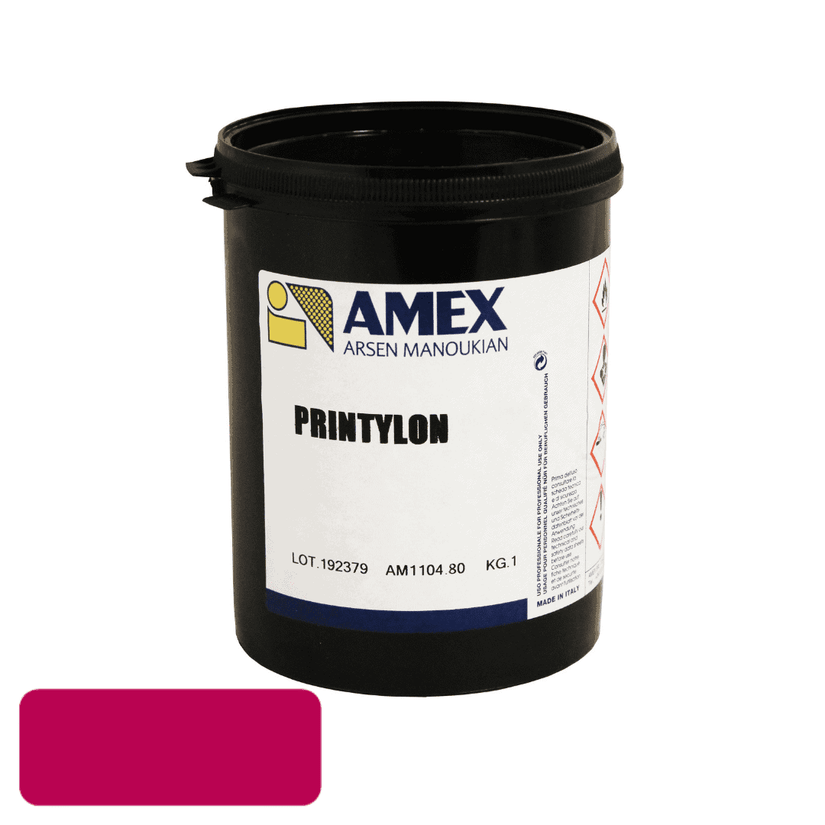 Magenta Printylon Screen Printing Ink 1kg