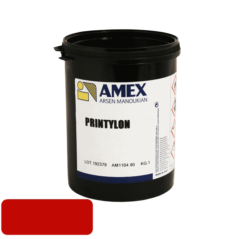 Red Printylon Screen Printing Ink 1kg