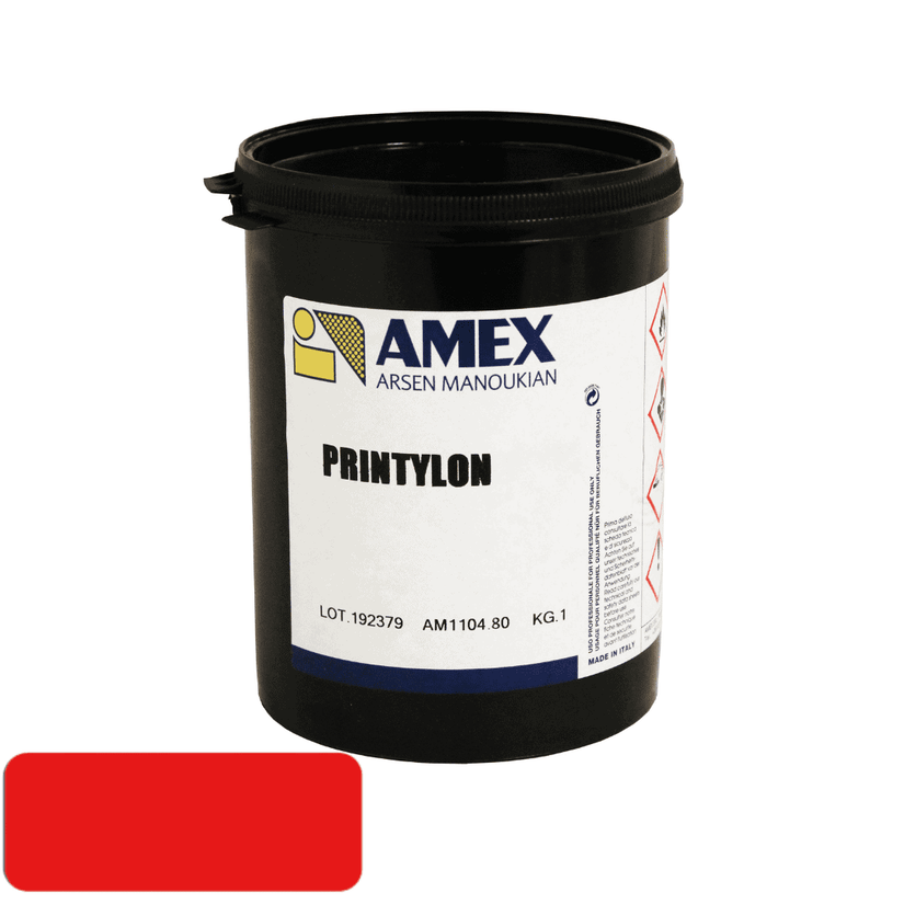 Scarlet Printylon Screen Printing Ink 1KG