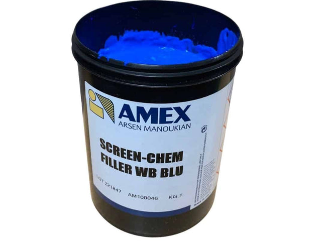 Screen Chem Water Based Blu Block-Out Filler