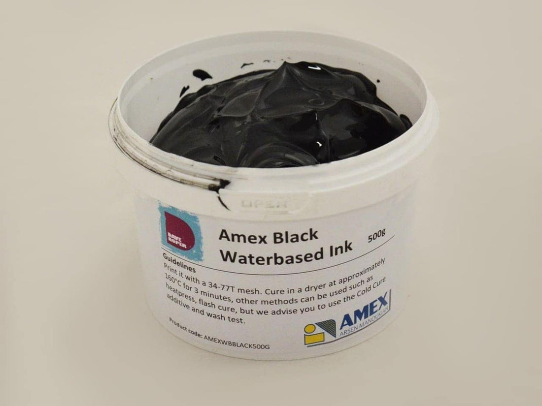 Amex Black Waterbased Ink 80