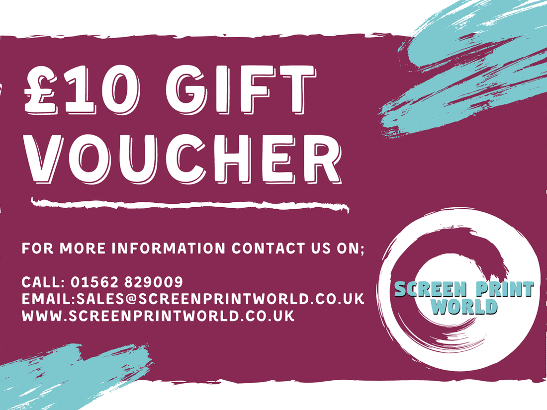 Screen Print World Gift Vouchers