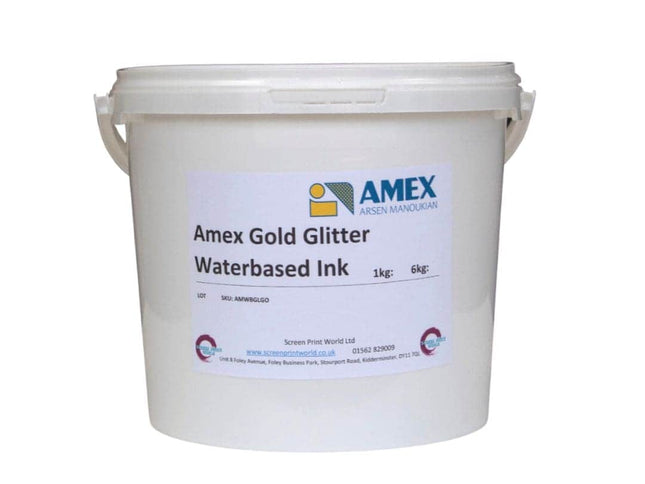 Amex Gold Glitter Waterbased Ink