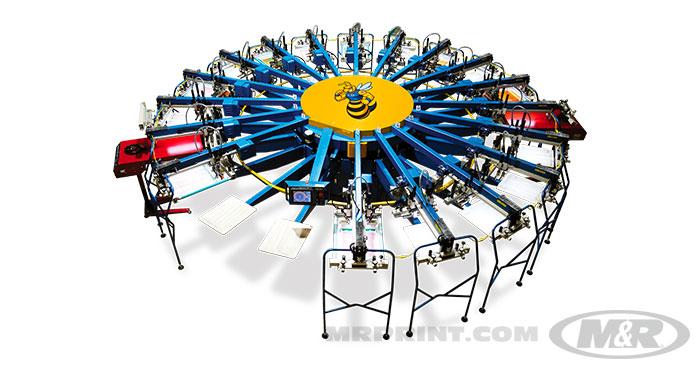 M&R YELLOWJACKET™ Automatic Screen Printing Press