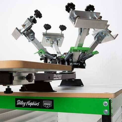 Riley Hopkins RH150 4 Colour 1 Station Manual Screen Printing Press