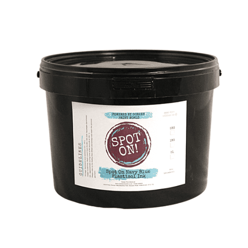Spot On Navy Blue Plastisol Ink - Approx. Pantone colour-2745c