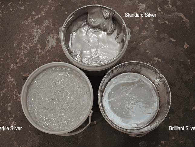 Amex Silver Sparkle Plastisol Ink