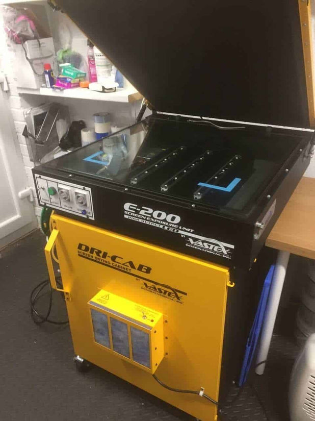 SOLD- Complete Used Vastex Printing Set Up