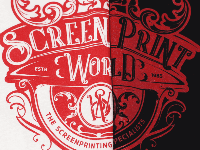Spot On Deep Red Plastisol Ink-  Approx. Pantone colour-200c