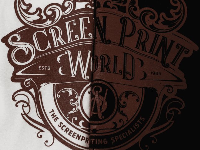 Spot On Earth Brown Plastisol Ink - Approx. Pantone colour-483c