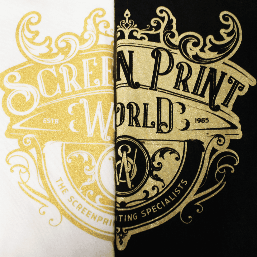 Spot On Vintage Gold Plastisol Ink - Approx. Pantone colour-871c