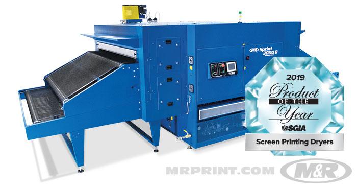M&R SPRINT® 3000 D Gas Textile Dryer with Dual Stacked Belts