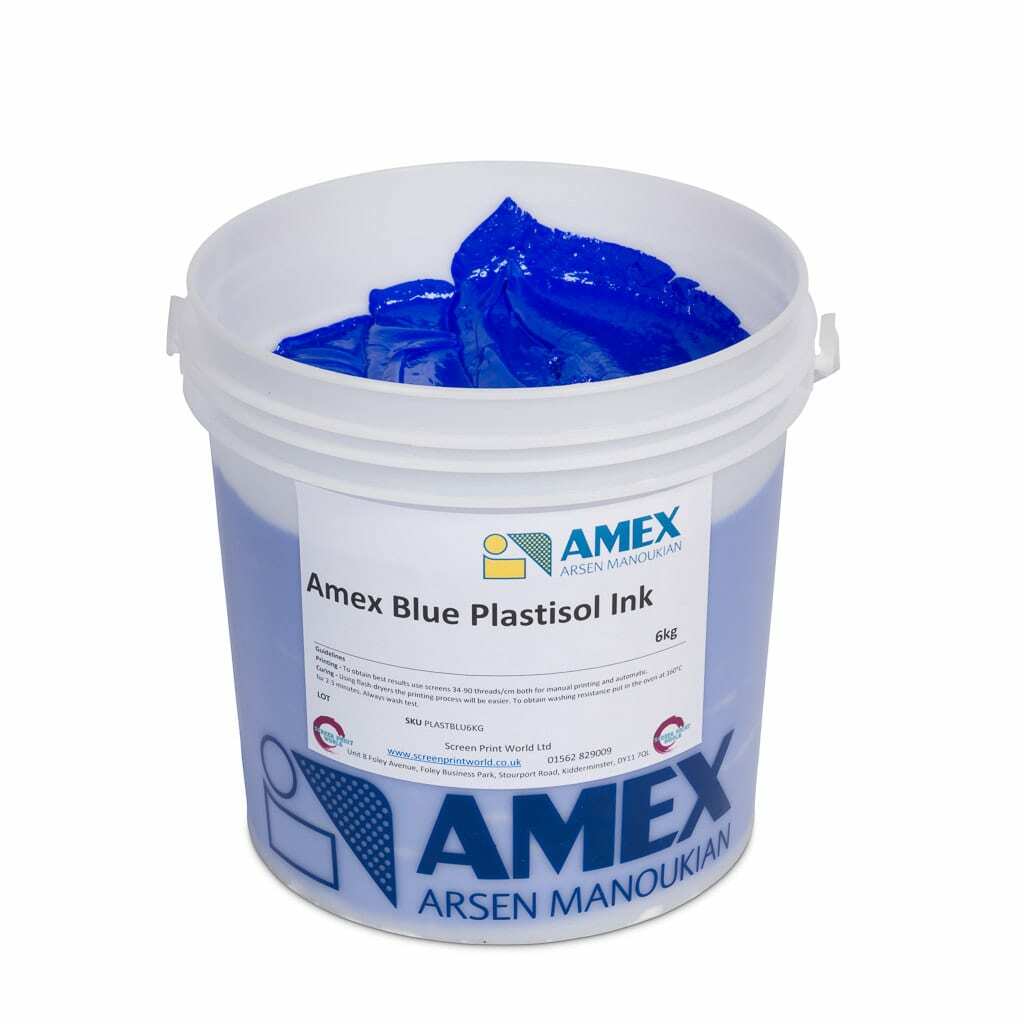Amex Blue Plastisol Ink 56 - Screen Print World